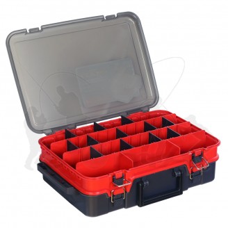 Hell-Cat Kufřík plastový TB Double Layer ( Red-Grey )