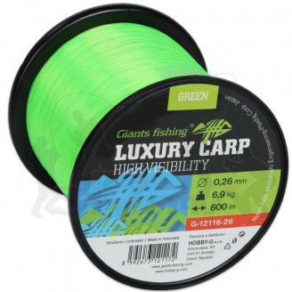 Giants fishing Vlasec Luxury Carp High-Visibility Green 600m|0,23mm/5,9kg 					
