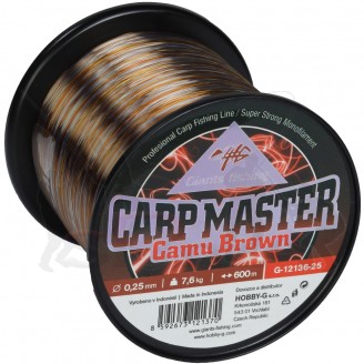 Giants fishing Vlasec Carp Master Camu Brown 600m|0,25mm/7,6kg 					
