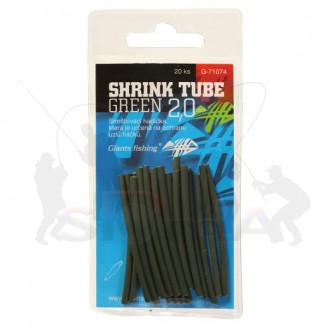 Giants fishing Smršťovací hadičky zelené Shrink Tube Green 1,6mm,20ks