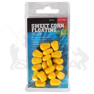 Giants fishing Umělá nástraha Sweet Corn Floating Yellow,vel.L/20ks