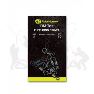 RidgeMonkey obratlíky Flexi Ring Swivel |vel. 11 RidgeMonkey obratlíky Flexi Ring Swivel |vel. 11