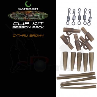 Gardner Systémek Covert Clip Kit|C-Thru Brown(Průhledná hnědá)