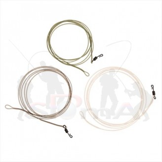 Rychle potápivý návazce Gardner Covert Fused Loop Leaders 1m|Silt (hnědý)
