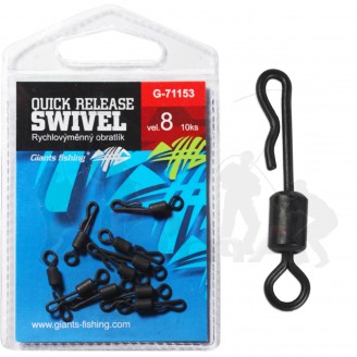 Giants fishing Rychlovýměnný obratlík Quick Release Swivel, vel.8/10ks