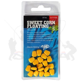 Giants fishing Umělá nástraha Sweet Corn Floating Yellow,vel.S/20ks