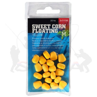 Giants fishing Umělá nástraha Sweet Corn Floating Yellow,vel.M/20ks