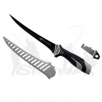 Giants fishing Filetovací nůž 7 Fillet knife with sharpener ( Easy clean sheath )