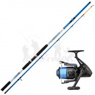 Sunset mořský prut ZXR 270-2 (100-200g), 2-díl + naviják Sunfish ZXR 651 FD