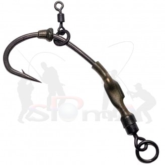 Giants fishing Kaprový návazec Ronnie Rig with Micro Swivel|vel.6