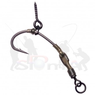 Carp Ronnie Rig with Peg|size 4