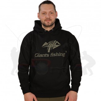 Giants Fishing Mikina s kapucí černá Camo Logo|vel. 3XL