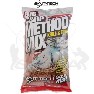 Bait-Tech krmítková směs Big Carp Method Mix Krill & Tuna 2 kg
