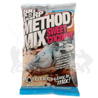 Bait-Tech krmítková směs Big Carp Method Mix Coconut 2 kg