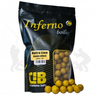 Carp Inferno Boilies Nutra Line - Banán/Oliheň