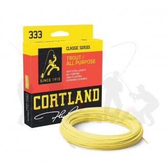 Cortland muškařská šnůra 333 Classic Trout All Purpose Yellow Fresh|WF6F 90ft