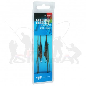 Giants fishing Montáž s olověnou šňůrkou Leadcore 45Lb Leadclip (2ks) 60cm
