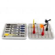 Snowbee Vázací sada s krabičkou Fly Tying Display Set