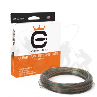 Cortland muškařská šnůra 444 Classic Intermediate Clear Camo Fresh/Salt|WF6I 90ft
