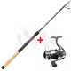 Garbolino prut Proxima JetSpin Tele M 2,40m(666), 10-30g + naviják Strike 301FD(711)