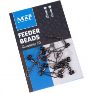 MAP průjezdy s karabinkou feeder beads 10ks