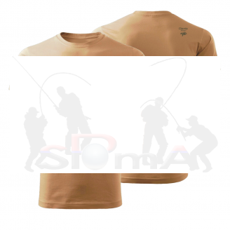 Giants fishing Tričko pánské béžové Rybář s kaprem|vel. 2XL Giants fishing Tričko pánské béžové Rybář s kaprem|vel. 2XL