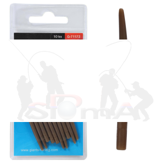 Giants fishing Převleky proti zamotání Anti-Tangle Sleeves Brown Large ( 40mm )/10ks