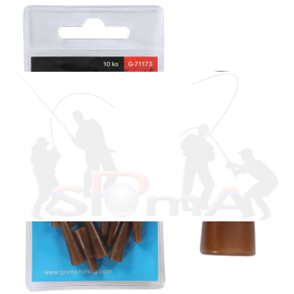 Giants fishing Převlek na závěsku Tail Rubbers Brown/10pc ( 20mm ) 10ks