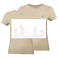 Giants fishing Tričko dámské béžové Rak