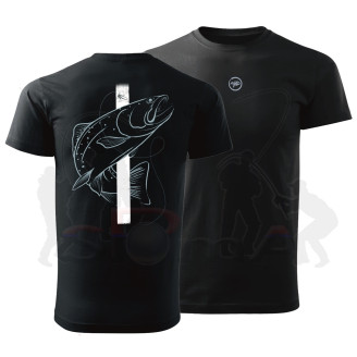 Giants fishing Tričko pánské černé Pstruh|vel. 3XL