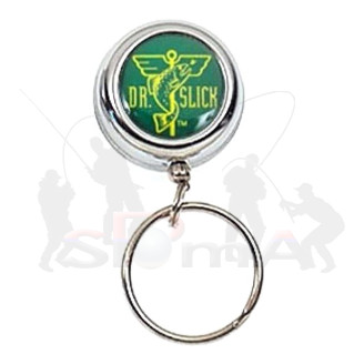 Dr. Slick Co. Jojo Clip-On-Reel 0 Ring, stříbrné