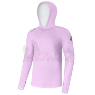 Giants fishing Funkční tričko s dlouhým rukávem UV50+Hoodie Purple