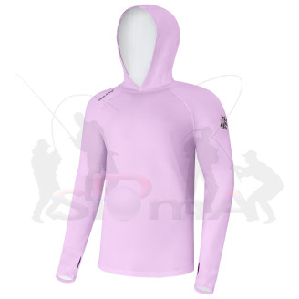 Giants fishing Funkční tričko s dlouhým rukávem UV50+Hoodie Purple|vel.M