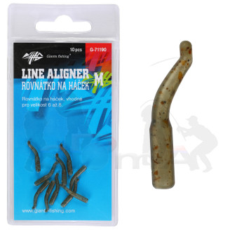 Giants fishing Rovnátka na háček Line Aligner-Medium Camo 10ks