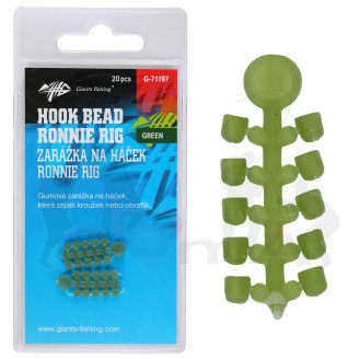 Giants fishing Zarážka na háček Hook Bead for Ronnie Rig Green 20ks