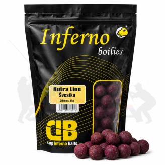 Carp Inferno Boilies Nutra Line - Švestka