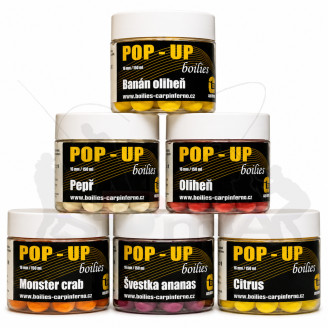 Carp Inferno Pop - up Boilies 16 mm 150 ml|Švestka/Ananas