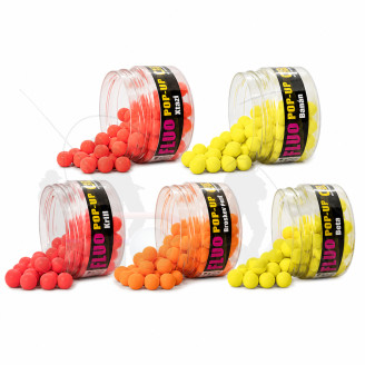 Carp Inferno Pop - up Boilies Fluo 12 mm 200 ml|Broskev/Pepř