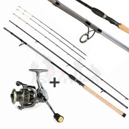 Giants fishing Prut Deluxe Feeder MH 3,3m 100g + naviják GXF 3000FD