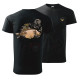 Giants fishing Tričko pánské černé Lysec s rybářem|vel. 3XL