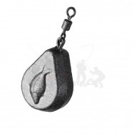 ZFISH olovo Flat Pear Lead 100g